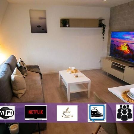# Le 4 # Tres Beau Appartement T3 Neuf, Tout Confort, Mulhouse Centre Ville Luaran gambar